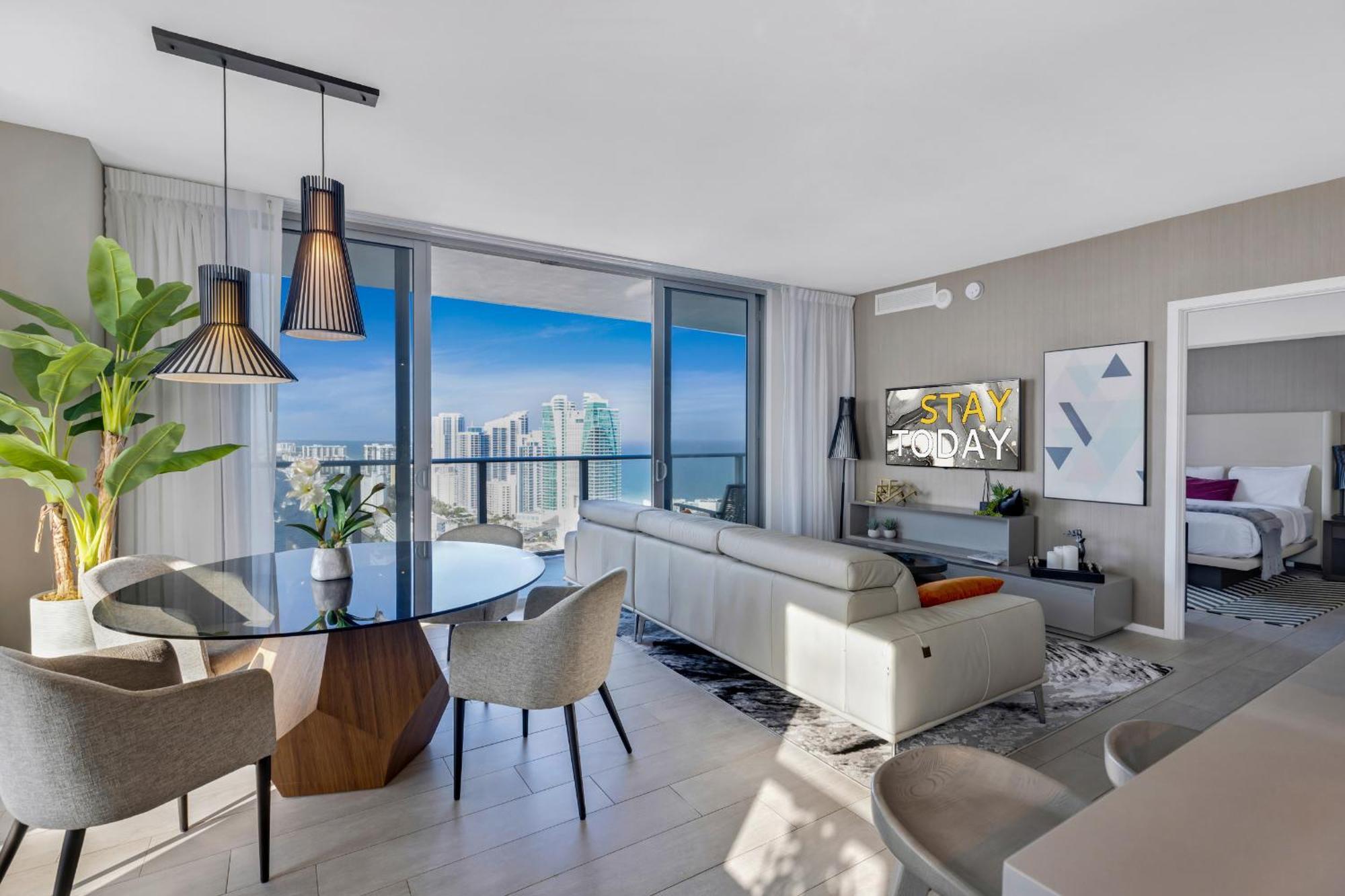 Hyde Beach House - Luxury 2-Bedroom - Gorgeous View - Resort Amenities - Rooftop Pool - Hot Tub - Tennis Court - Minutes To The Ocean ハリウッド エクステリア 写真